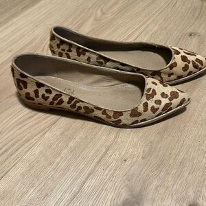 Anthropologie - Splendid Flats - Sz 8.5 - Leopard Print